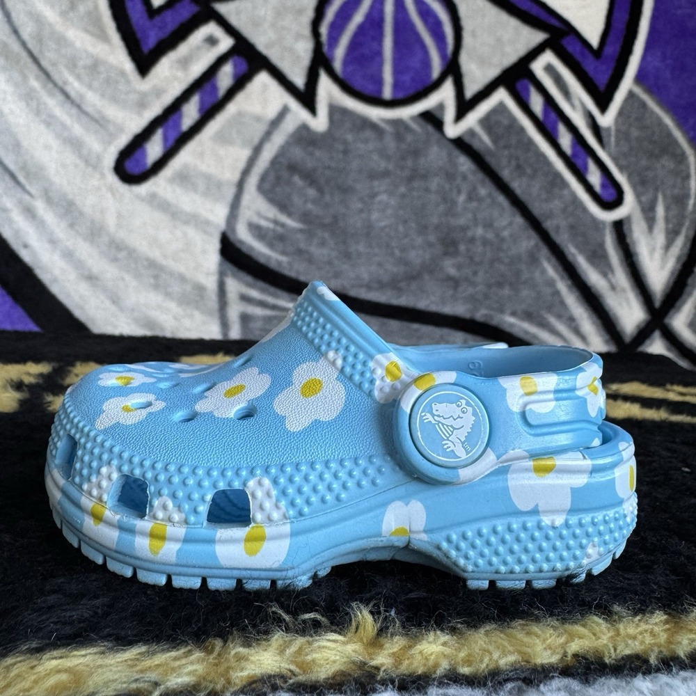 Size 5c - Little Kids Crocs Daisy Comfort Clogs Sandals Shoes